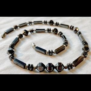 Hematite Bead Necklace